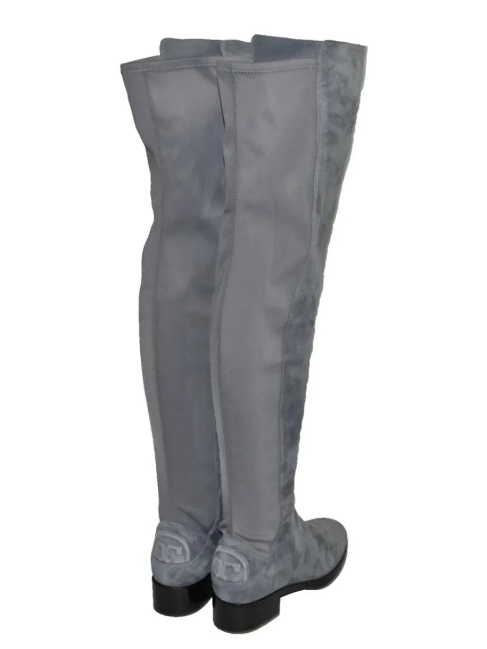 New! Tory Burch 'Caitlin' Over the Knee Boot Fox Gray Suede 5.5 OTK 31444 DD19